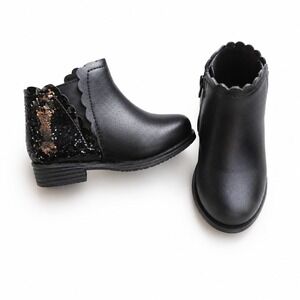 Thereabouts Boots Toddler Size 7 Black Lil Pima